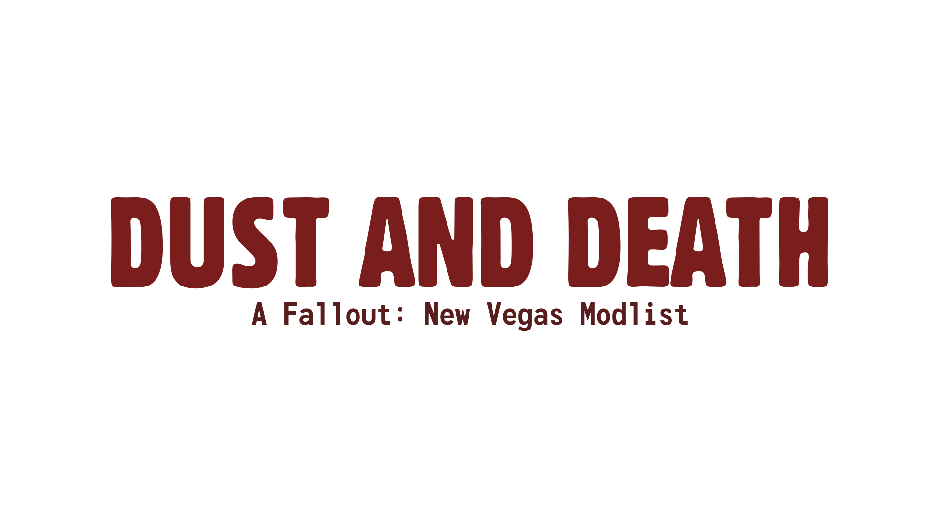 Dust and Death Logo